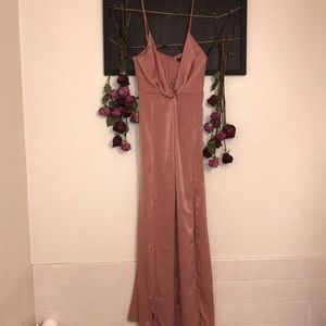 ✨MISSGUIDED✨ Satin Front Tie Wide Leg Jumpsuit